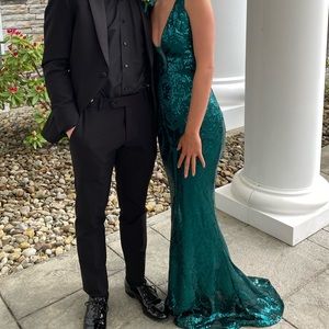 Green prom dress